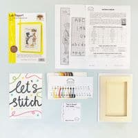 Bothy Threads Lab Report card cross stitch kit