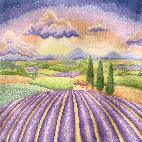 Bothy Threads Lavender Fields Lucy Pittaway cross stitch kit