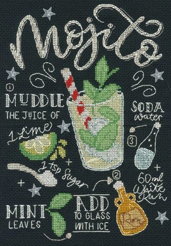 Bothy Threads Mojito cross stitch kit