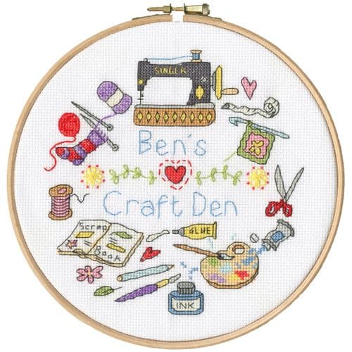 Bothy Threads My Craft Den cross stitch kit - BEING DISCONTINUED