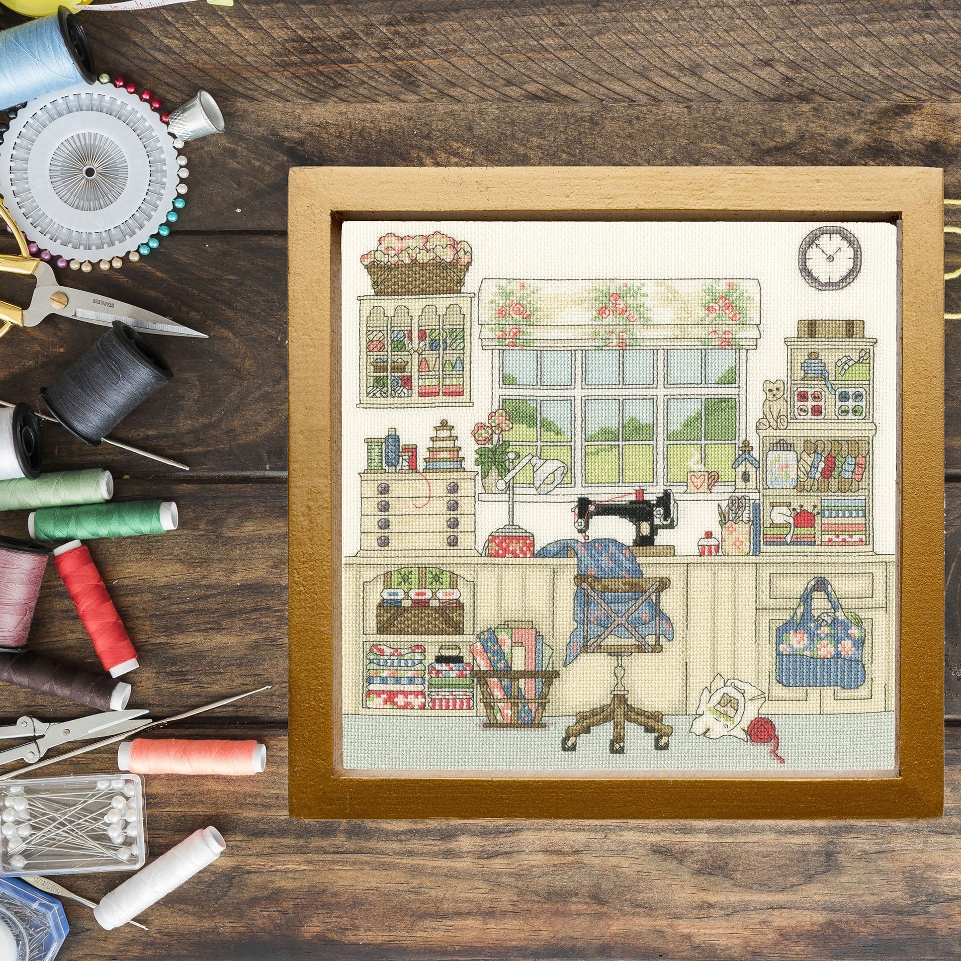 Bothy Threads My Sewing Room cross stitch kit