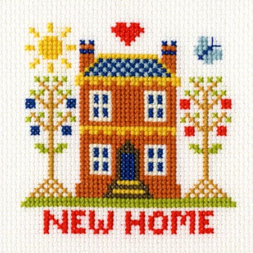 Bothy Threads New Home Card cross stitch kit