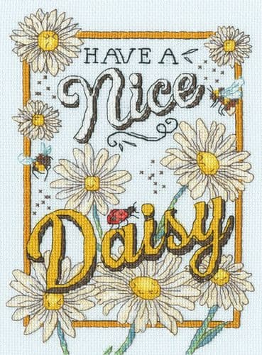 Bothy Threads Nice Daisy cross stitch kit