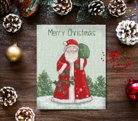 Bothy Threads Ol' St Nick cross stitch kit