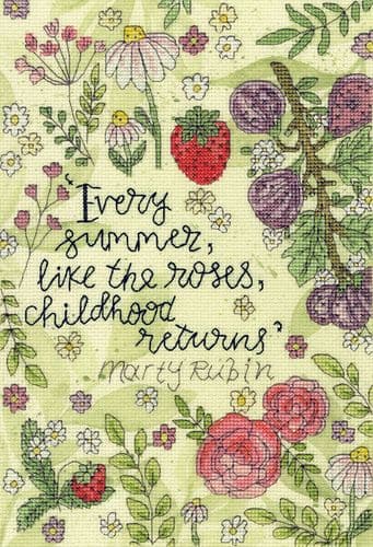 Bothy Threads Roses of Summer cross stitch kit
