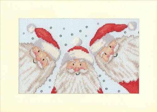 Bothy Threads Santa Selfie cross stitch kit