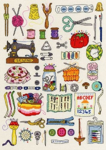 Bothy Threads Sewing cross stitch kit - BEING DISCONTINUED