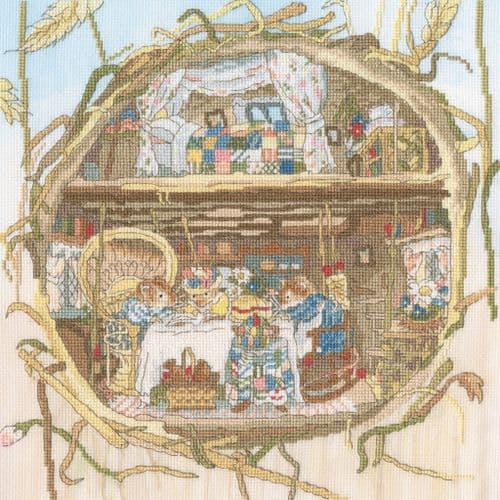 Bothy Threads Tea With The Harvest Mice cross stitch kit