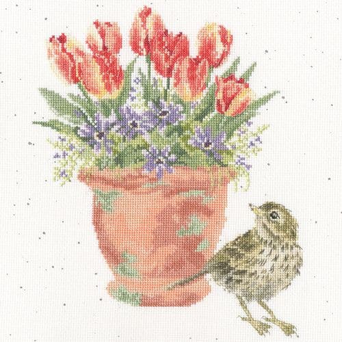 Bothy Threads The Meadow Pipit - Hannah Dale cross stitch kit