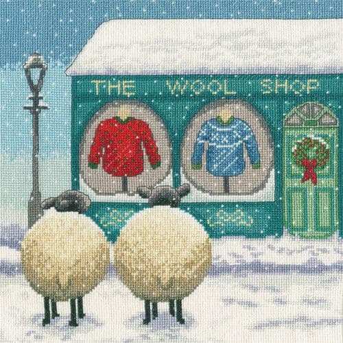 Bothy Threads The Wool Shop Lucy Pittaway cross stitch kit - EXCESS STOCK