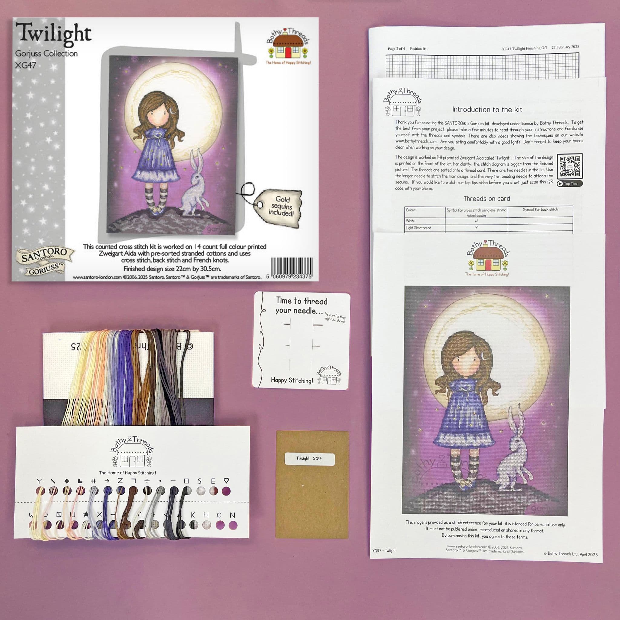 Bothy Threads Twilight Gorjuss cross stitch kit