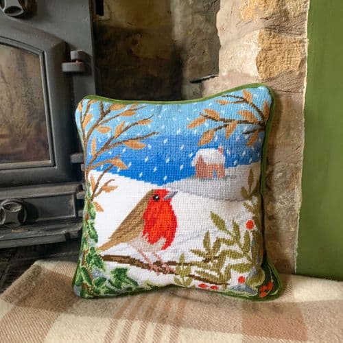 Bothy Threads When Robins Appear tapestry kit