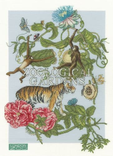 Bothy Threads Wonder Of Wildlife Zoological Society cross stitch kit