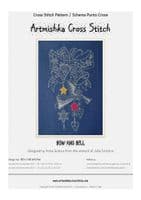 Bow and Bell cross stitch chart by Artmishka Cross Stitch
