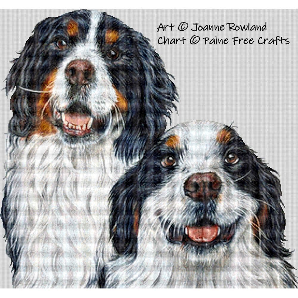 Brea and Hamish by Paine Free Crafts printed cross stitch chart