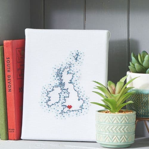 British Isles Personalised Map WOXS Issue 342 project pack