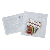 Bunny learn to cross stitch kit