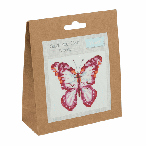 Butterfly counted cross stitch kit