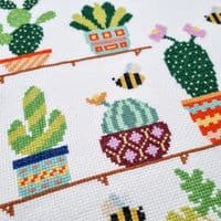 Cactus 2 by Meloca Designs printed cross stitch chart