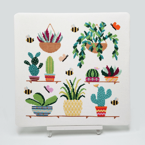 Cactus 4 by Meloca Designs printed cross stitch chart