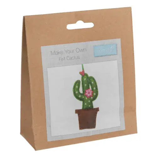 Cactus Felt Decoration Kit