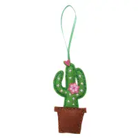 Cactus Felt Decoration Kit