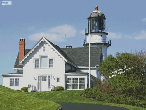 Cape Elizabeth Lighthouse (Large) by Artecy printed cross stitch chart