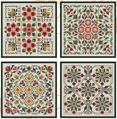 Carolyn Manning Designs Autumn Mornings printed cross stitch chart