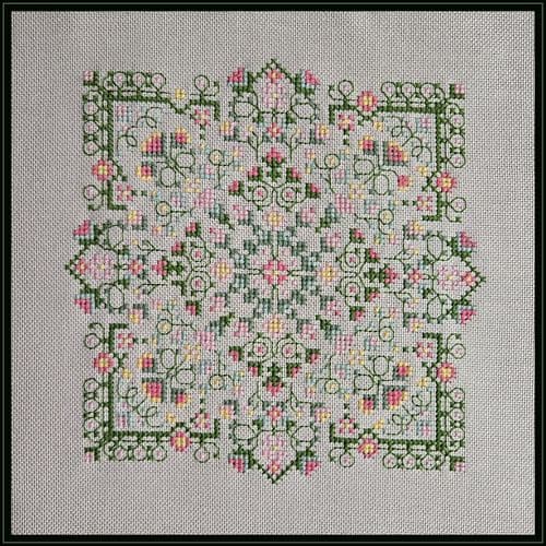 Carolyn Manning Designs Buds printed cross stitch chart