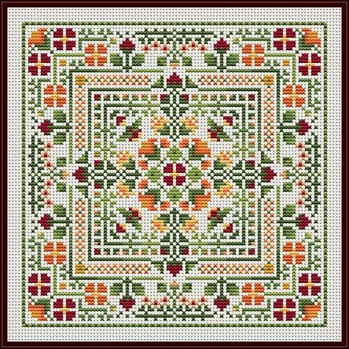 Carolyn Manning Designs Enjoy printed cross stitch chart