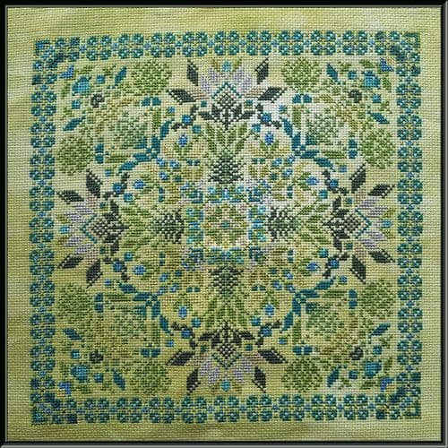 Carolyn Manning Designs Fern Frond printed cross stitch chart