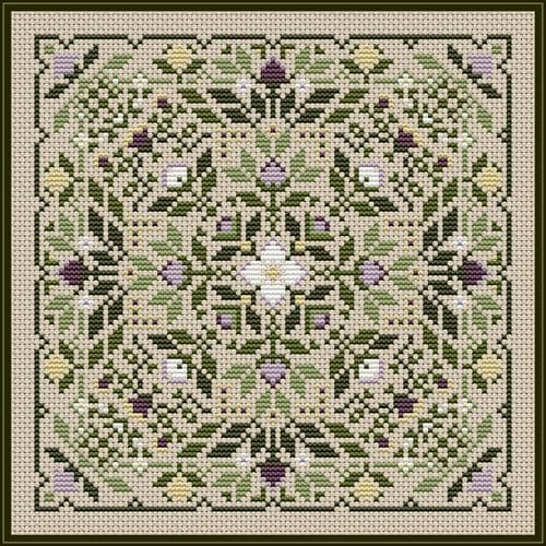 Carolyn Manning Designs Flourish printed cross stitch chart