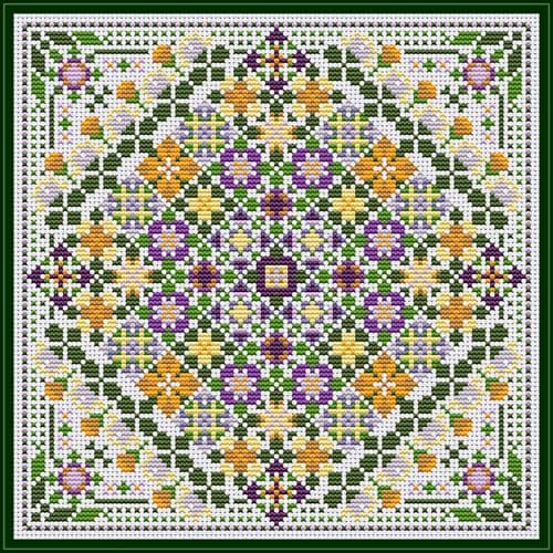 Carolyn Manning Designs Garden Secrets printed cross stitch chart