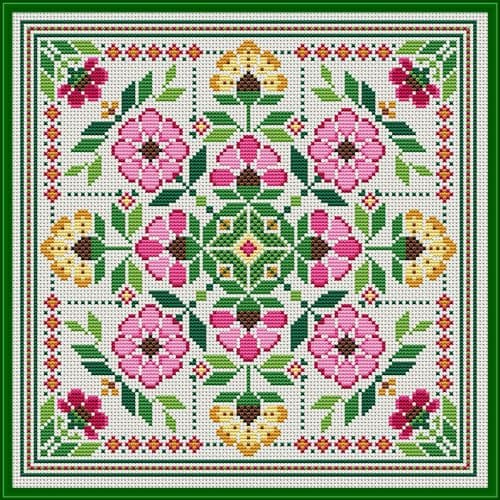 Carolyn Manning Designs Gerbera printed cross stitch chart