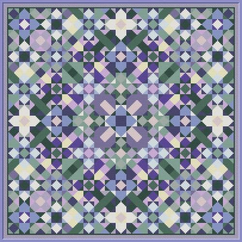 Carolyn Manning Designs Glory of the Snow printed cross stitch chart