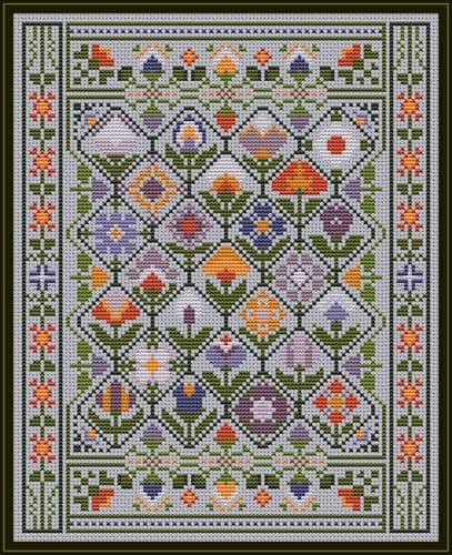 Carolyn Manning Designs Growing Wild printed cross stitch chart