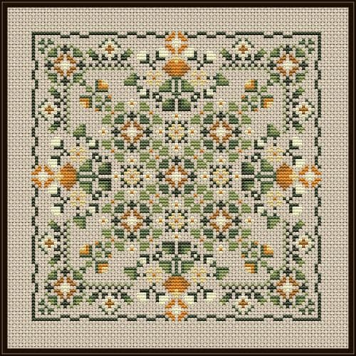 Carolyn Manning Designs Happy printed cross stitch chart