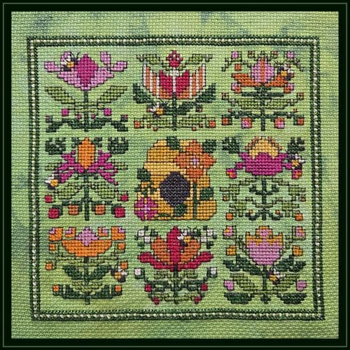 Carolyn Manning Designs Home is Where the Hive is printed cross stitch chart