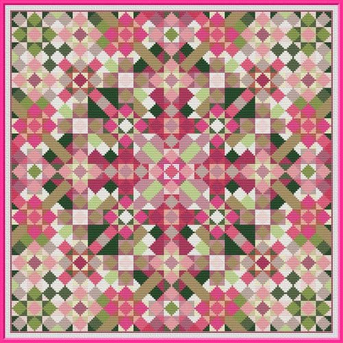 Carolyn Manning Designs Lady Slipper printed cross stitch chart