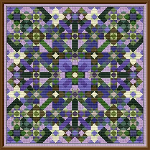 Carolyn Manning Designs Larkspur printed cross stitch chart