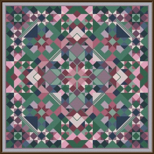 Carolyn Manning Designs Misty Mornings printed cross stitch chart