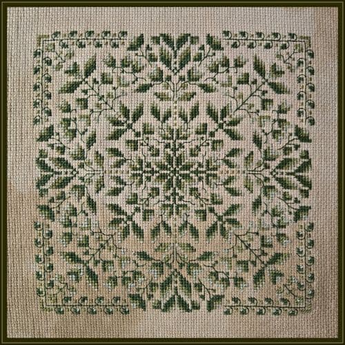 Carolyn Manning Designs Ombre in Green printed cross stitch chart