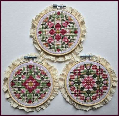 Carolyn Manning Designs Rosebuds printed cross stitch chart