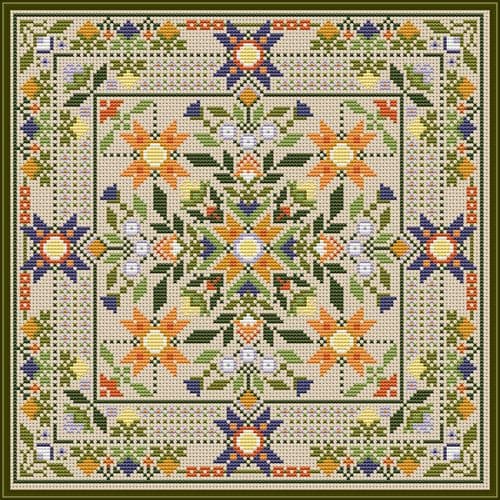 Carolyn Manning Designs Summer Afternoon printed cross stitch chart