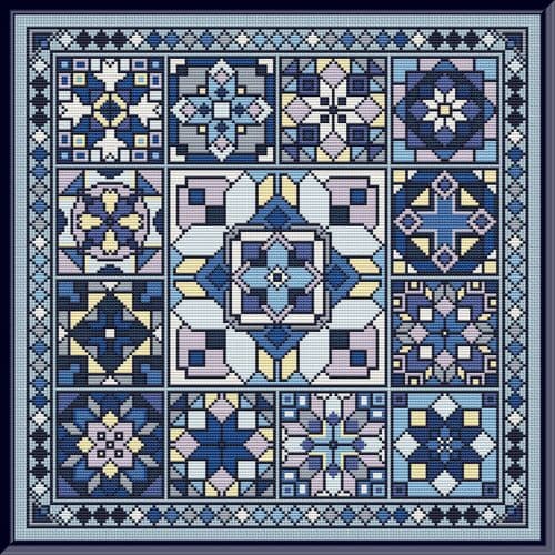 Carolyn Manning Designs Summer Sky Glass printed cross stitch chart