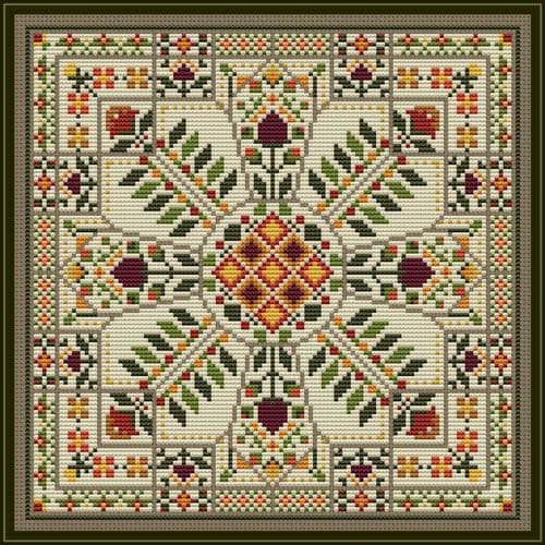 Carolyn Manning Designs The Autumn Window printed cross stitch chart