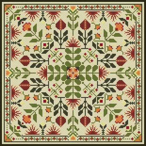 Carolyn Manning Designs Wild Prairie printed cross stitch chart