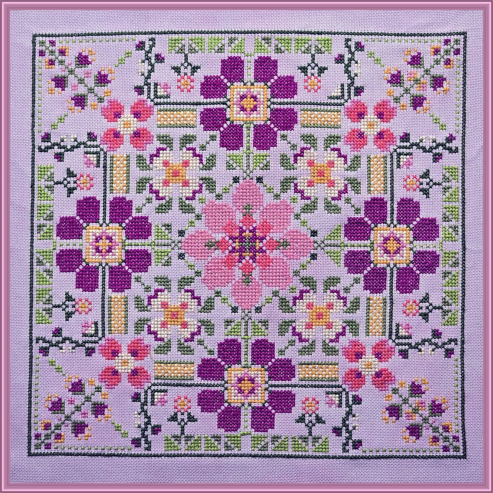 Carolyn Manning Designs Zinniah Marie printed cross stitch chart