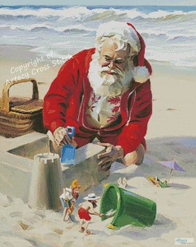 Castles in the Sand by Artecy printed cross stitch chart