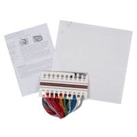 Cat Ear Muffs Mini cross stitch kit
